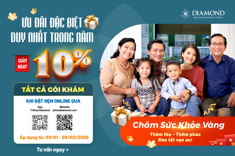 Đa Khoa Diamond triển khai chương trình ưu đãi đặc biệt đầu năm mới 2025