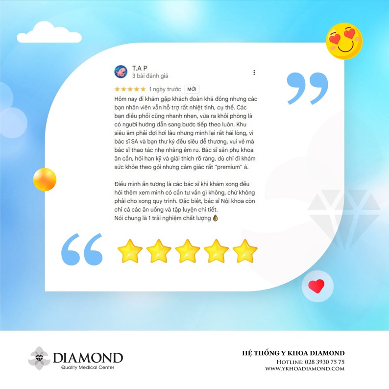 Khám Ở Đa Khoa Diamond Có Tốt Không? Tổng Hợp Phản Hồi Thật Từ Khách Hàng