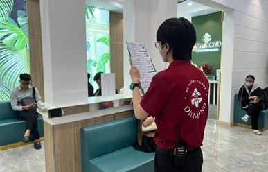 Hướng Dẫn Check In Khám Sức Khỏe Doanh Nghiệp Tại Đa Khoa Diamond