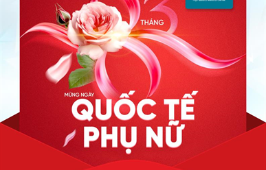 Mừng Ngày Quốc Tế Phụ Nữ 8/3