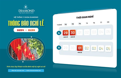 Thông Báo Nghỉ Lễ 30.4 -1.5